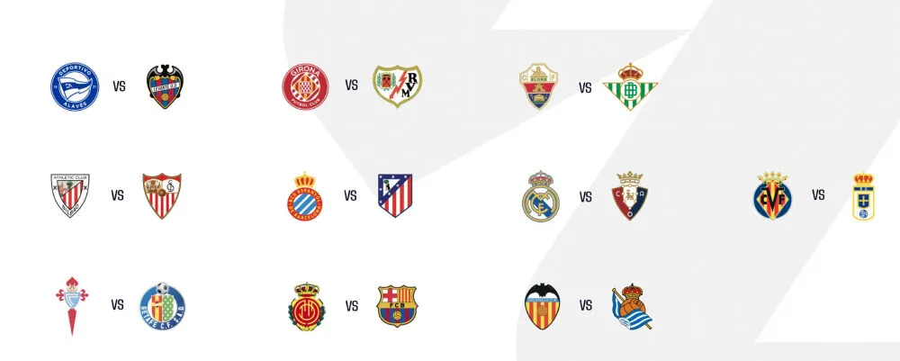 Giải đấu Laliga quy tụ các tên tuổi lớn của Tây Ban Nha